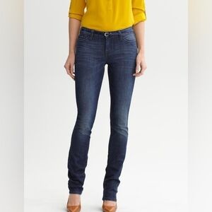 Banana Republic Indigo Skinny Straight Leg Jeans in 29